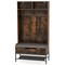 69-Inch Tall Hall Tree with Hooks, Storage Shelf, and Shoe Rack for Entryway